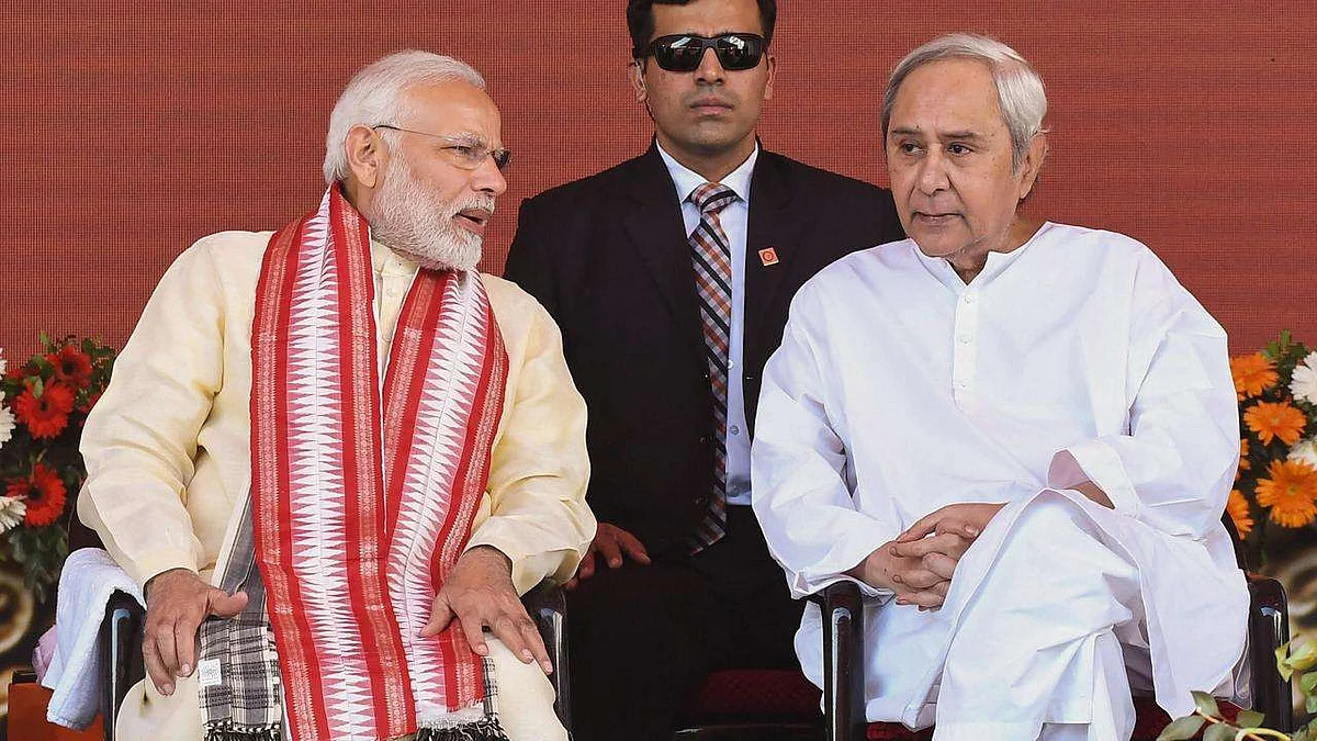 Prime Minister Narendra Modi and Odisha Chief Minister Naveen Patnaik | File Pic