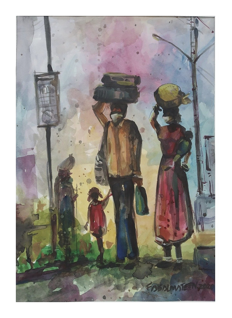 Painting by Faisal Mateen