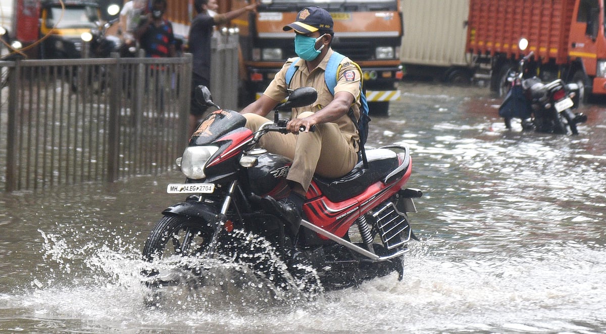 Water logged at King's Circle.