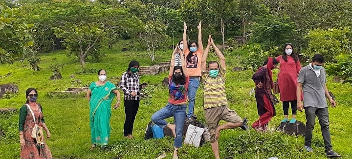 Plantation of saplings to pay tribute to nature