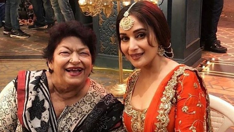 'I'm devastated': Madhuri Dixit mourns demise of her friend and guru Saroj Khan