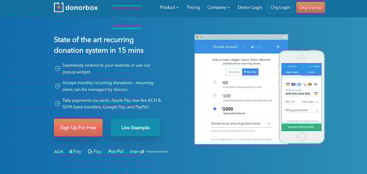 How Indian non-profit organizations accept donations through Donorbox
 | 