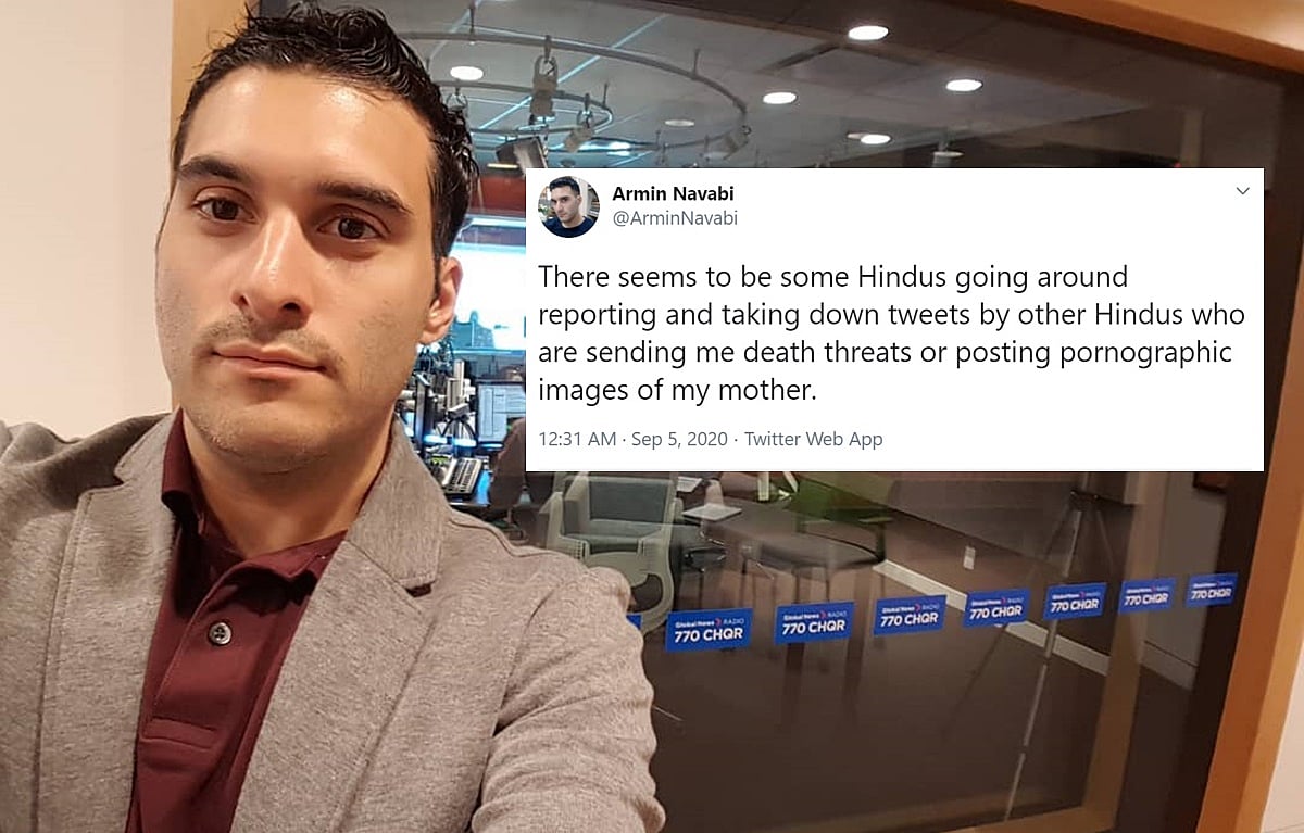 Hindu Twitter threatens atheist Armin Navabi for sharing Goddess Kali cartoon