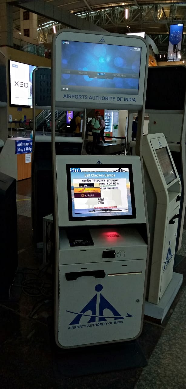 Indore: Touch-free boarding pass at airport