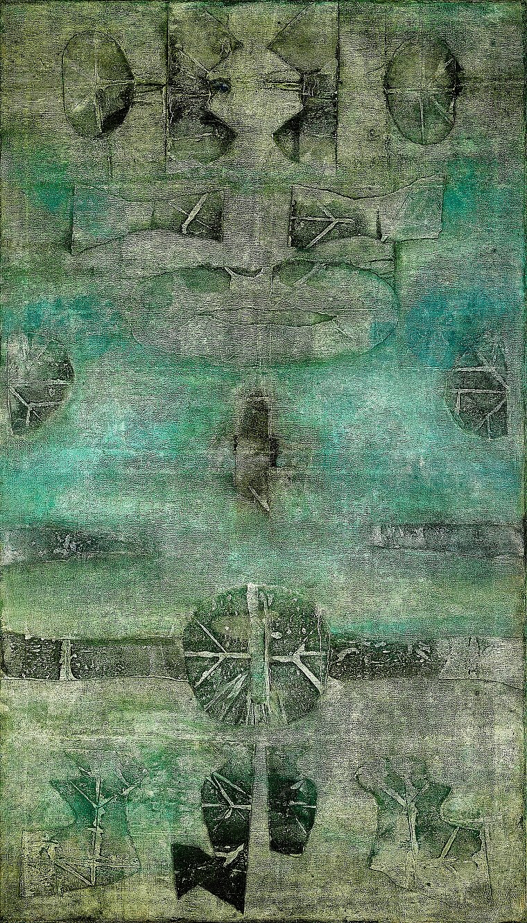 A painting by V S Gaitonde