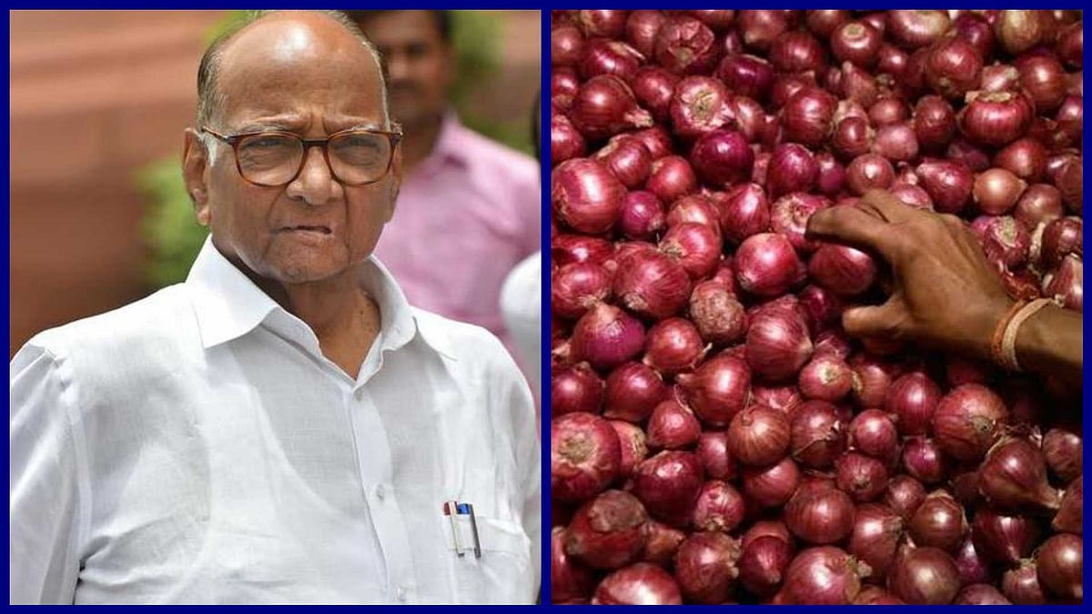 Onion Export Ban: Sharad Pawar takes note of onion producers' tears, requests  Centre to help