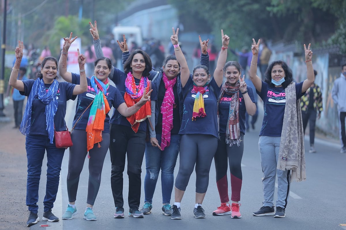 Bhopal: Over 400 women run for fitness in Pinkathon 