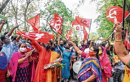 Kerala CM Pinarayi Vijayan splashes UDF bastions with red