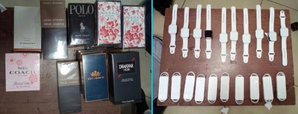 Flyer carrying gold dust, watches held at airport