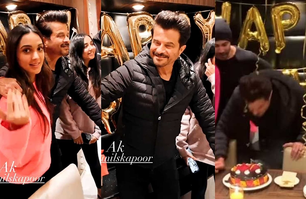 In Pics: Anil Kapoor celebrates 64th birthday with Kiara Advani, Varun Dhawan while filming 'Jug Jugg Jeeyo'