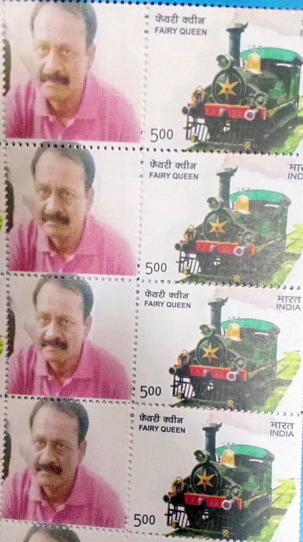 Stamps containing pictures of criminals Chhota Rajan and Munna Bajrangi