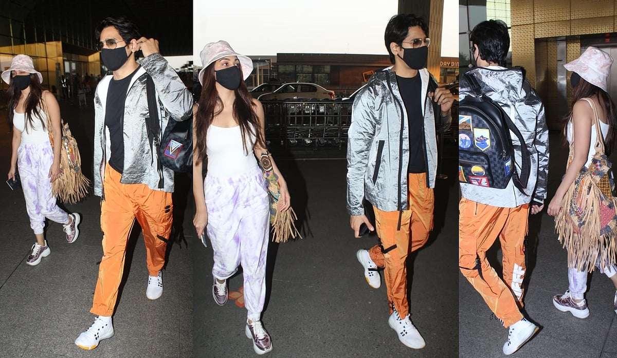In Pics: Rumoured lovebirds Kiara Advani-Sidharth Malhotra jet-off to celebrate New Year 2021
