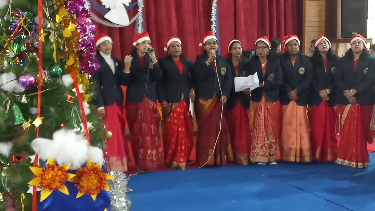 Christmas celebrations in St Arnold's in Vijaynagar