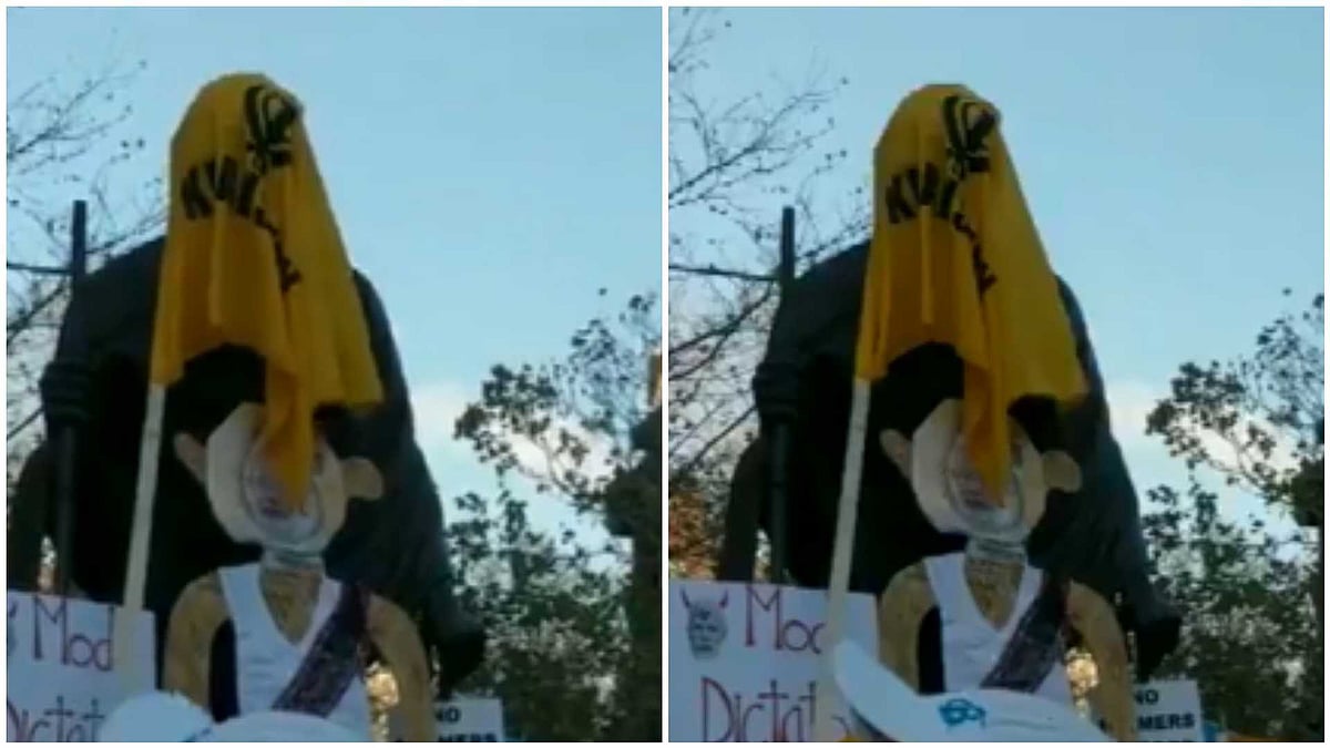 US: Khalistan supporters vandalise Mahatma Gandhi's statue during protest organised by Sikh-American youths in support of farmers