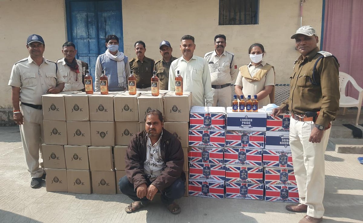 Madhya Pradesh: Police seize 7 cartons of Indian-made foreign liquor from godown