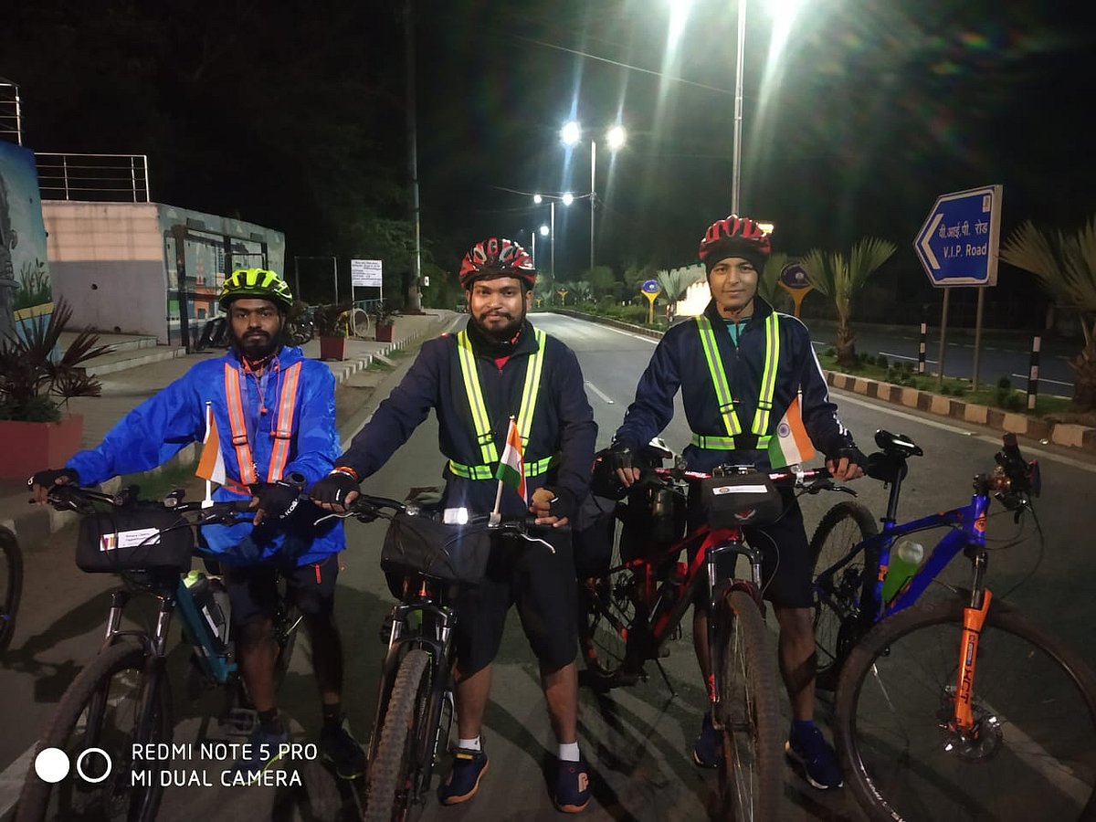 BHOPAL: Three youths from BSSS pedal club bicycle their way to Kevadia to strengthen national unity and brotherhood