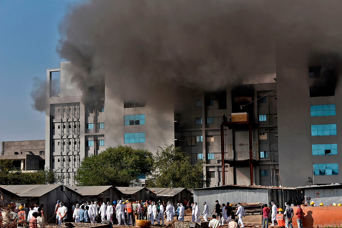 In Pictures: Fire at Pune's Serum Institute of India; 5 dead