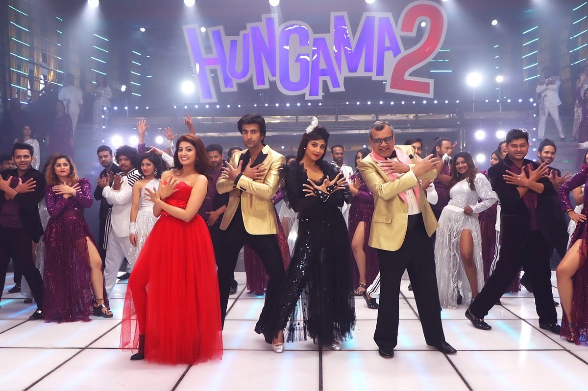 Lights, Camera and Hungama: Paresh Rawal, Shilpa Shetty Kundra, Meezaan Jafri shoot for title track...