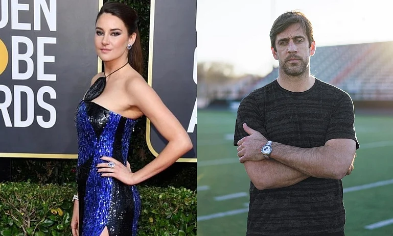 Shailene Woodley and footballer Aaron Rodgers