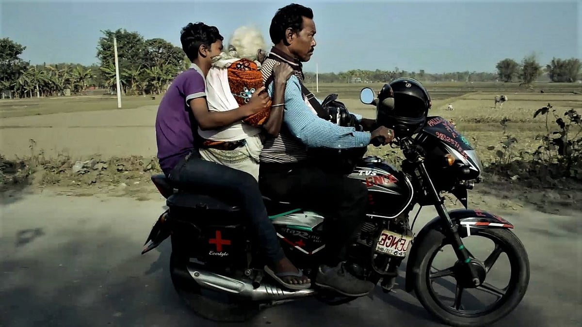Postal stamp dedicated to West Bengal's 'Bike Ambulance Dada' Karimul Haque