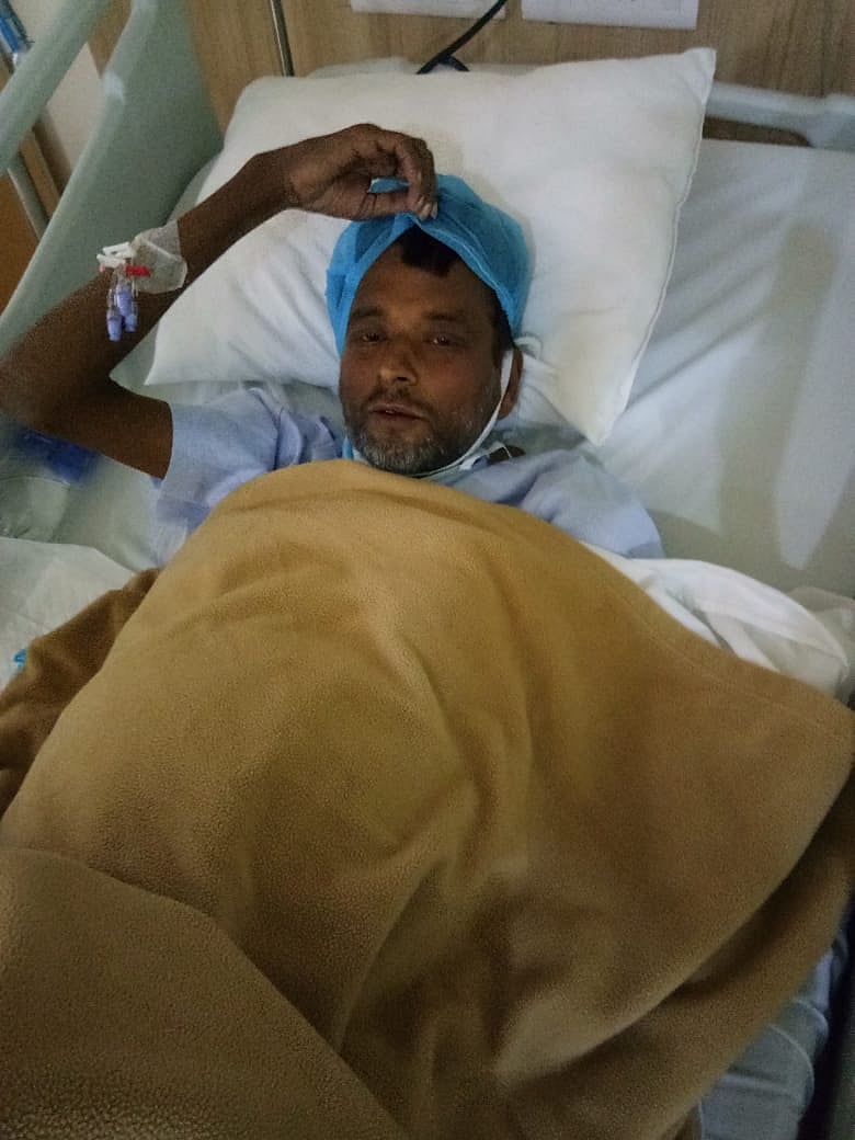 Jitendra Sharma, resident of Udasi Gali in Guna