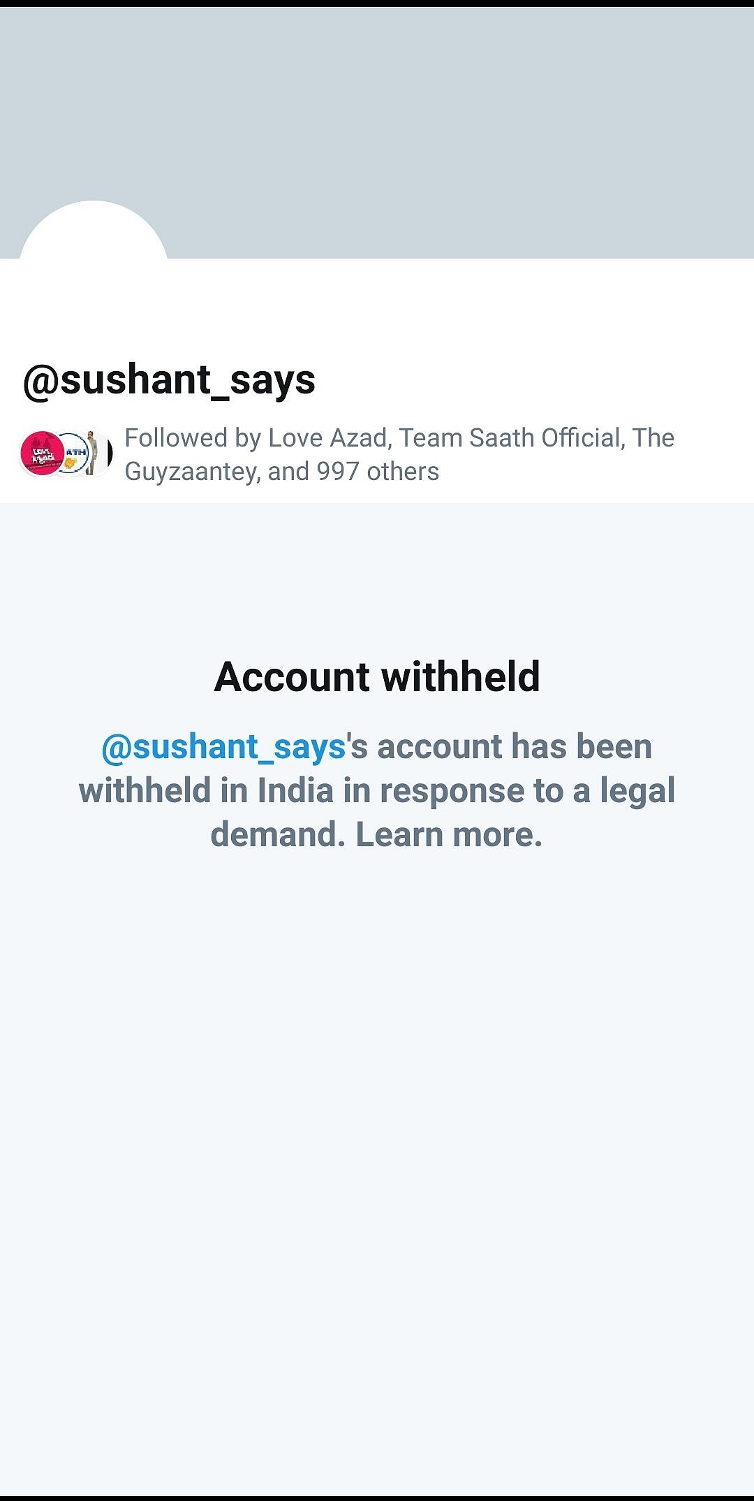 Tweeple react after accounts of AAP leaders, actor Sushant Singh, activists withheld by Twitter India