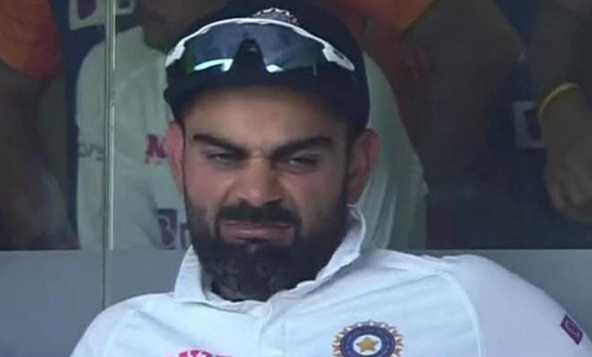 IND vs ENG, 2nd Test: Virat Kohli's expression of apparent distaste triggers meme fest
