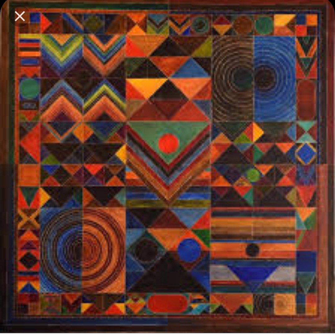 A painting by Sayed Haider Raza