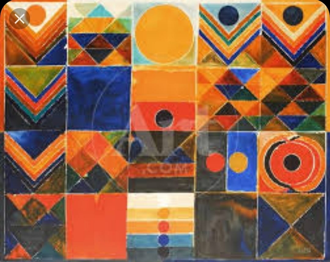 A painting by Sayed Haider Raza