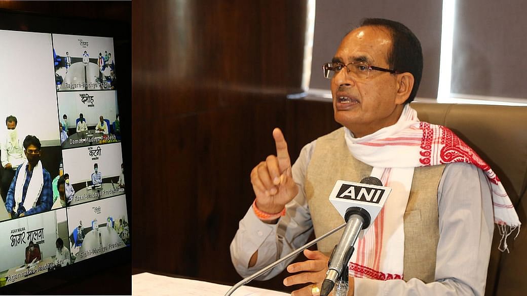 Bhopal leaders meet chief minister Shivraj Singh Chouhan and BJP's state president VD Sharma,...