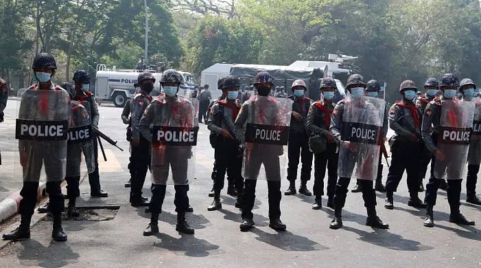 Mizoram govt told to handover cops who fled coup-Myanmar