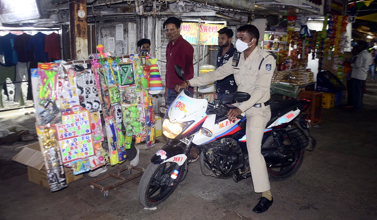Night curfew being imposed in Bhopal.