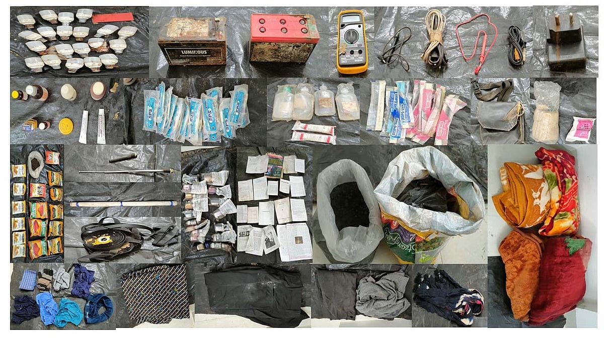 Seized weapons, ammunition and medicines