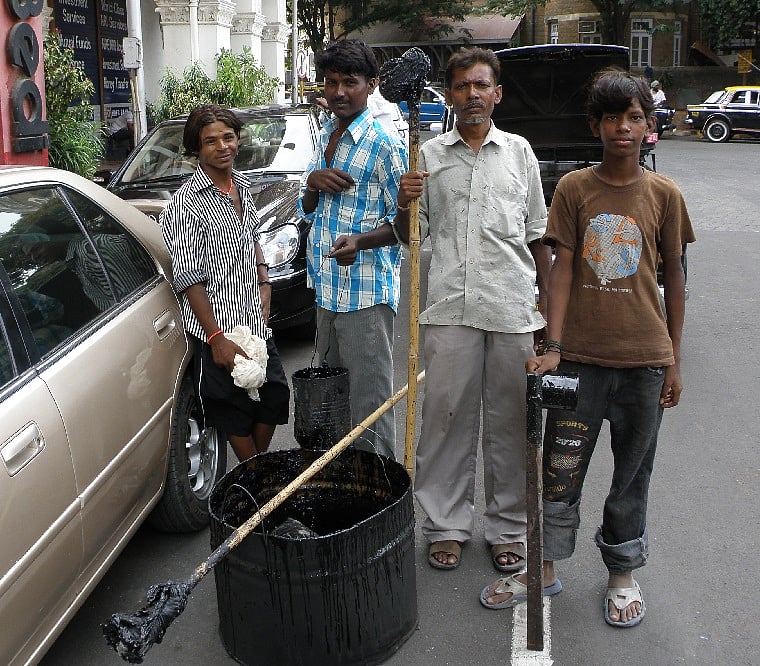 Pardhis at work  in the past