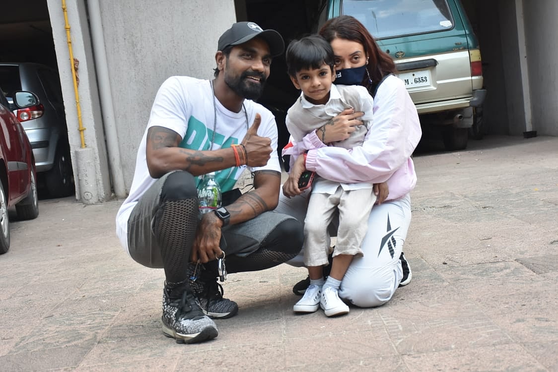 Remo Dsouza with wife