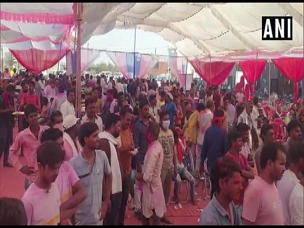 Rang Panchami celebration in Damoh