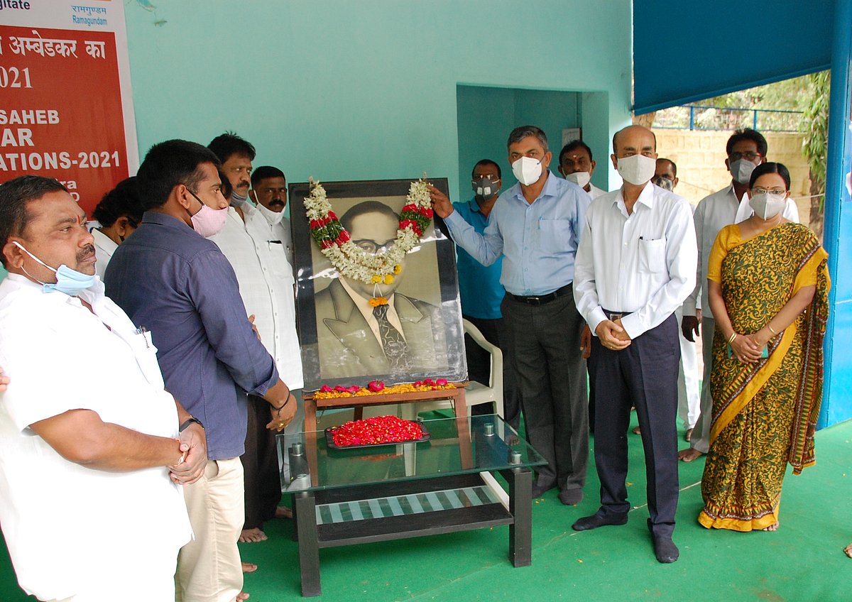 NTPC-Ramagundam observes Ambedkar Jayanti