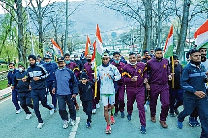 Soldier’s 50-day 4,300-km run begins
