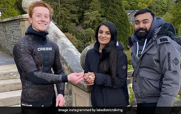 Indian couple’s lost ring retrieved from bottom of England’s largest lake