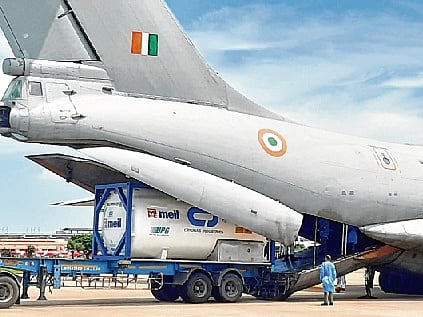 British Airways flight carrying 18 MT medical aid lands in Delhi