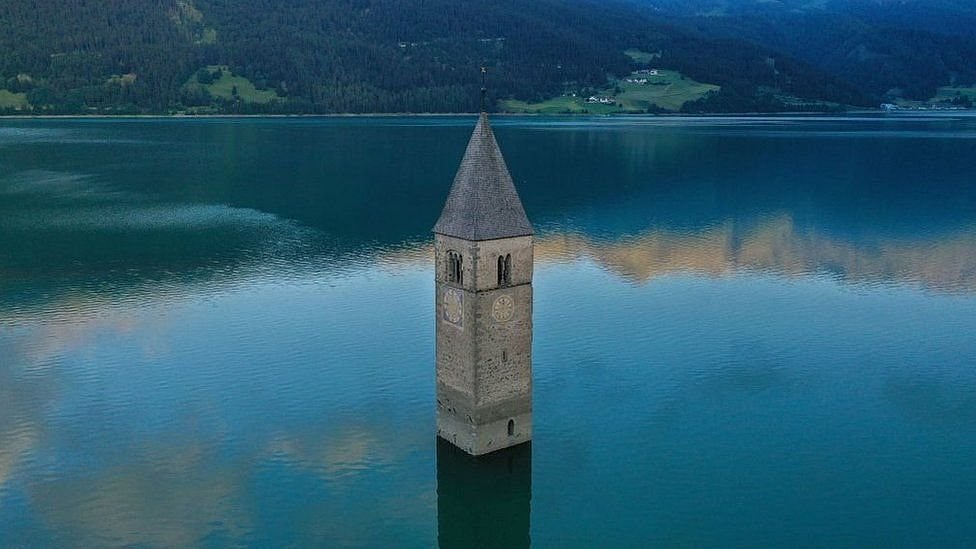 In Pics: Underwater village emerges in Italy after 70 years of being submerged 