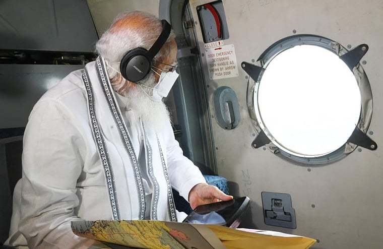 PM Modi visits cyclone-hit Gujarat, invites MVA ire for skipping Maharashtra 
