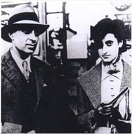 Jawaharlal Nehru and daughter- Indira