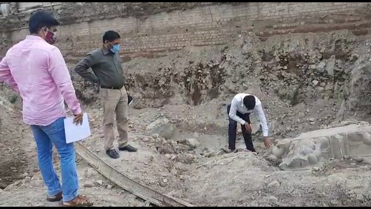Ujjain: Remains of 2,100 years old temple wall found in Mahakal temple