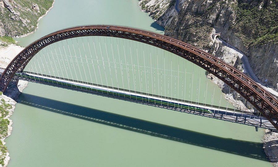 The Sichuan-Tibet Railway starts from Chengdu, capital of Sichuan Province, and travels through Ya''an and enters Tibet via Qamdo, shortening the journey from Chengdu to Lhasa from 48 hours to 13 hours
