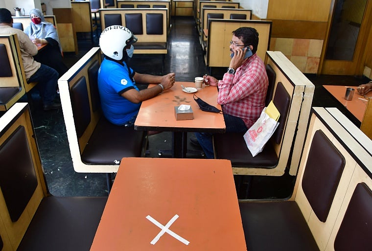 A hotel in Marine Lines operating with COVID-19 norms