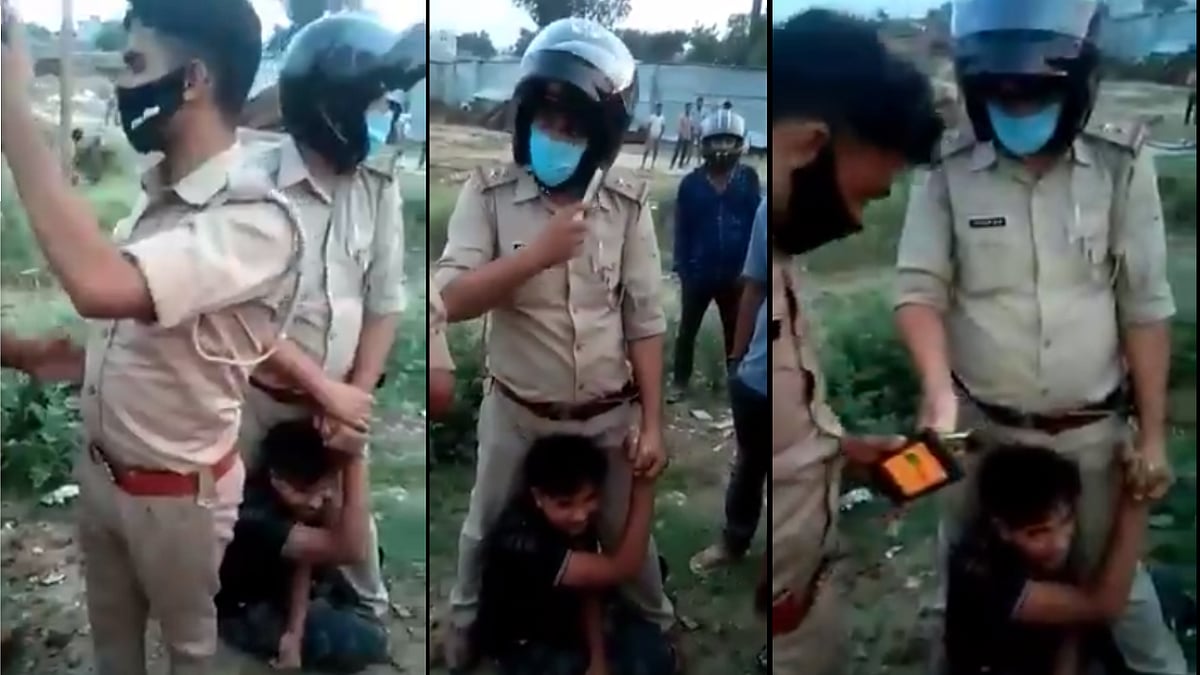 Lucknow Police accused of thrashing, twisting fingers of Class 12 boy after video goes viral; Twitterati call it 'extremely horrible'