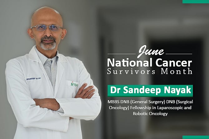 Dr. Sandeep Nayak, noted oncologist shares valuable tips for cancer survivors