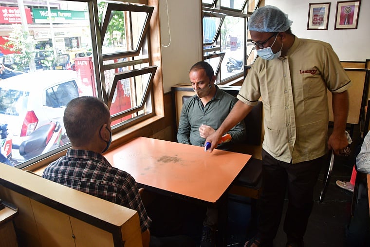 A hotel in Marine Lines operating with COVID-19 norms