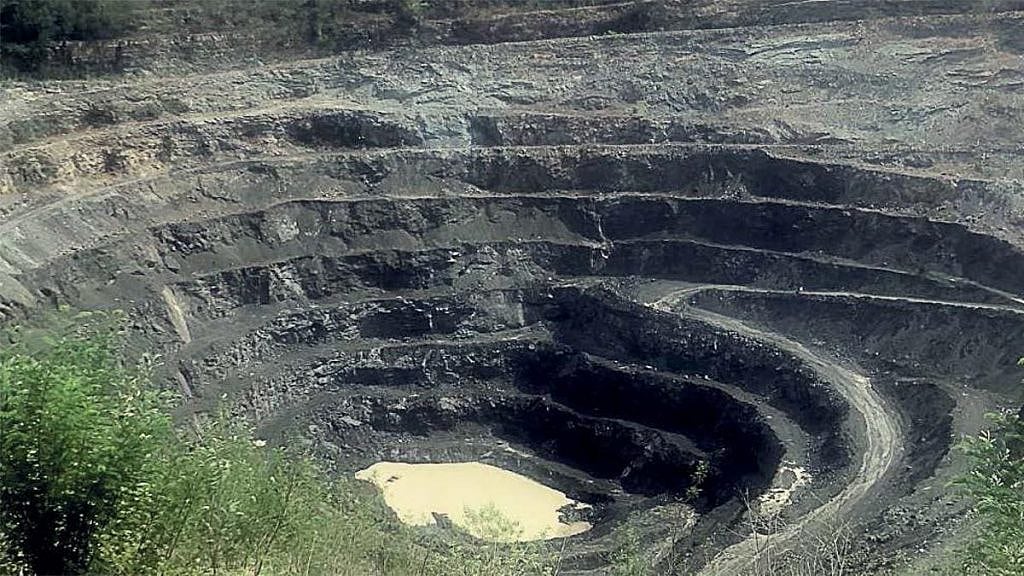 Buxwaha diamond mining area